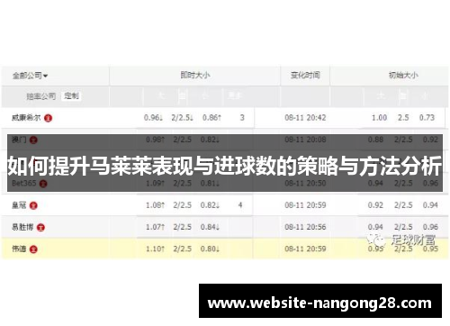 如何提升马莱莱表现与进球数的策略与方法分析