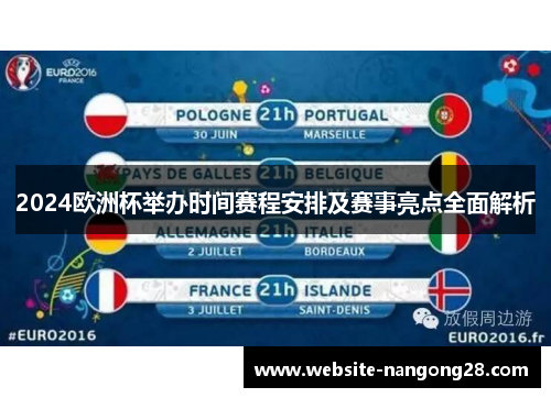2024欧洲杯举办时间赛程安排及赛事亮点全面解析