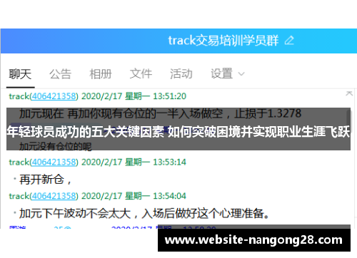 年轻球员成功的五大关键因素 如何突破困境并实现职业生涯飞跃
